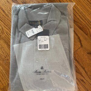 NWT Brooks Brothers Italian Yarn Sweater 3XLT Gray